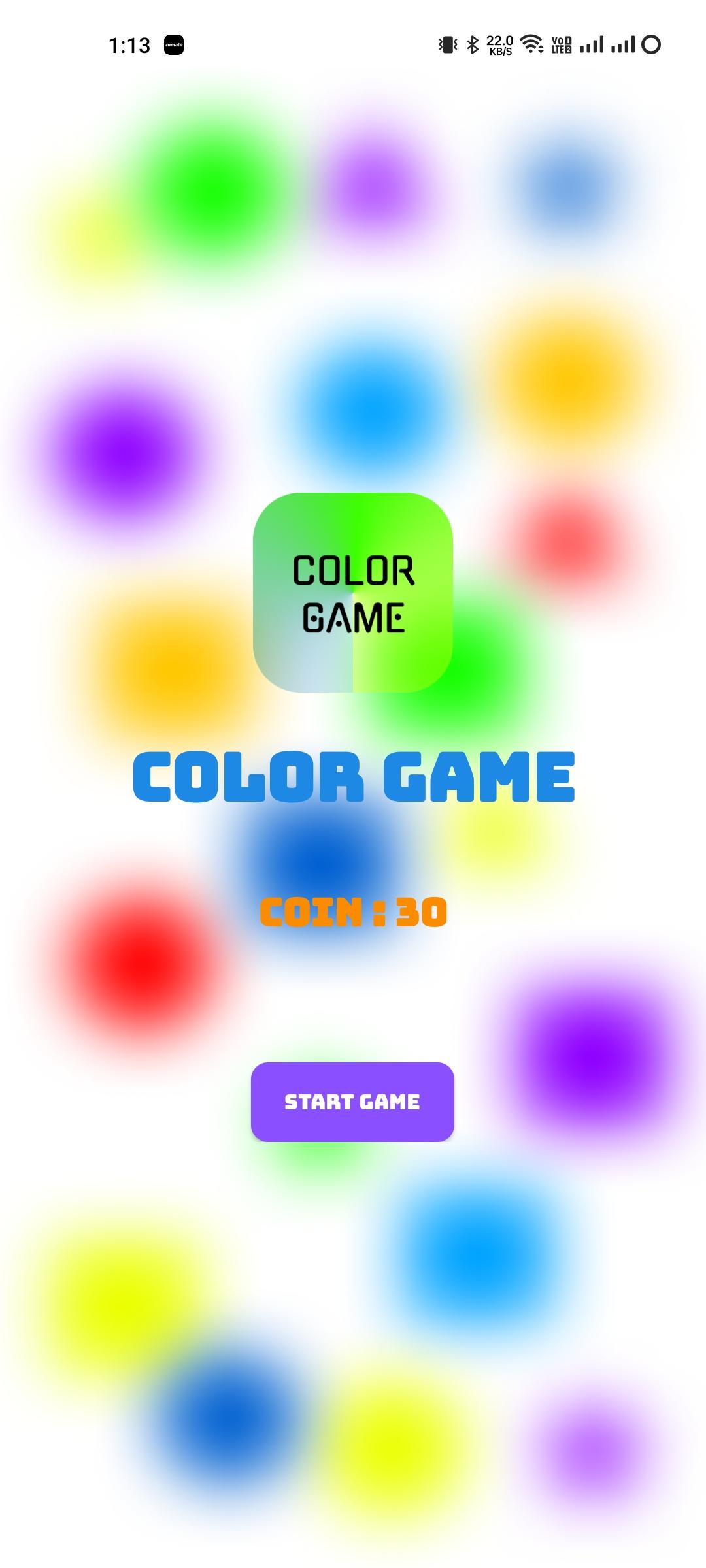 COLOR GAME Game Screenshot