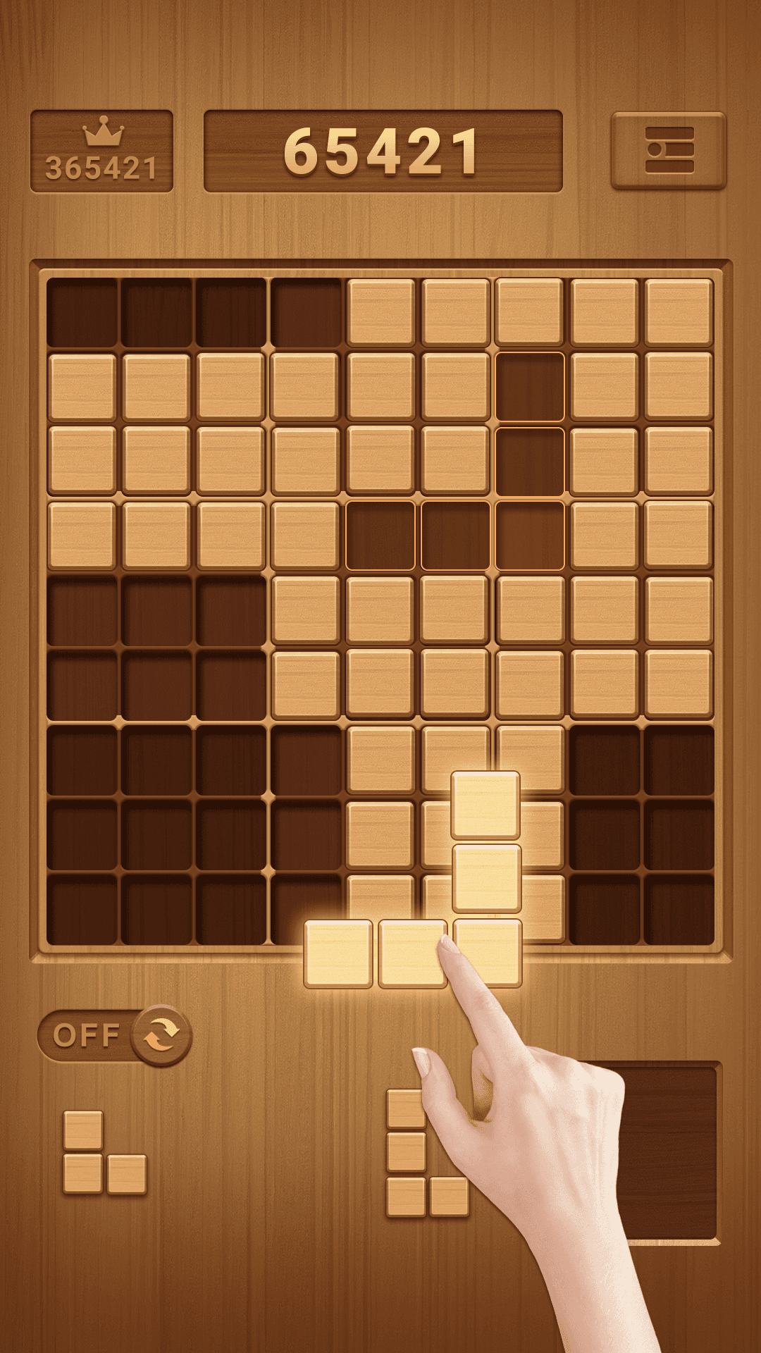 Screenshot 1 of Block Sudoku - ウッディーブロックパズルゲーム 2.1.4