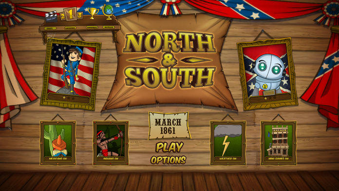 Screenshot 1 of उत्तर और दक्षिण - खेल (पॉकेट संस्करण) 