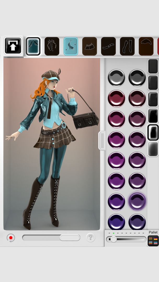 Figuromo Artist : Fashion Girl 게임 스크린 샷