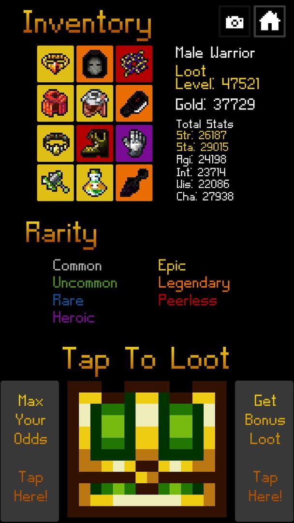 Screenshot of Amazing Loot Grind