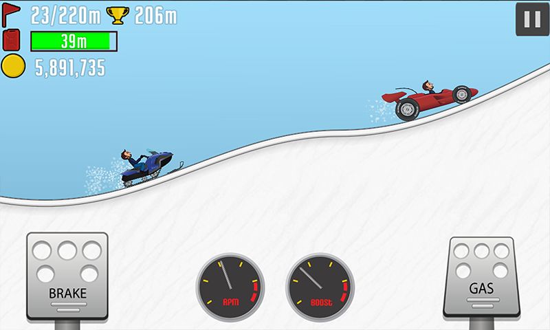 Hill Racing PvP 게임 스크린 샷