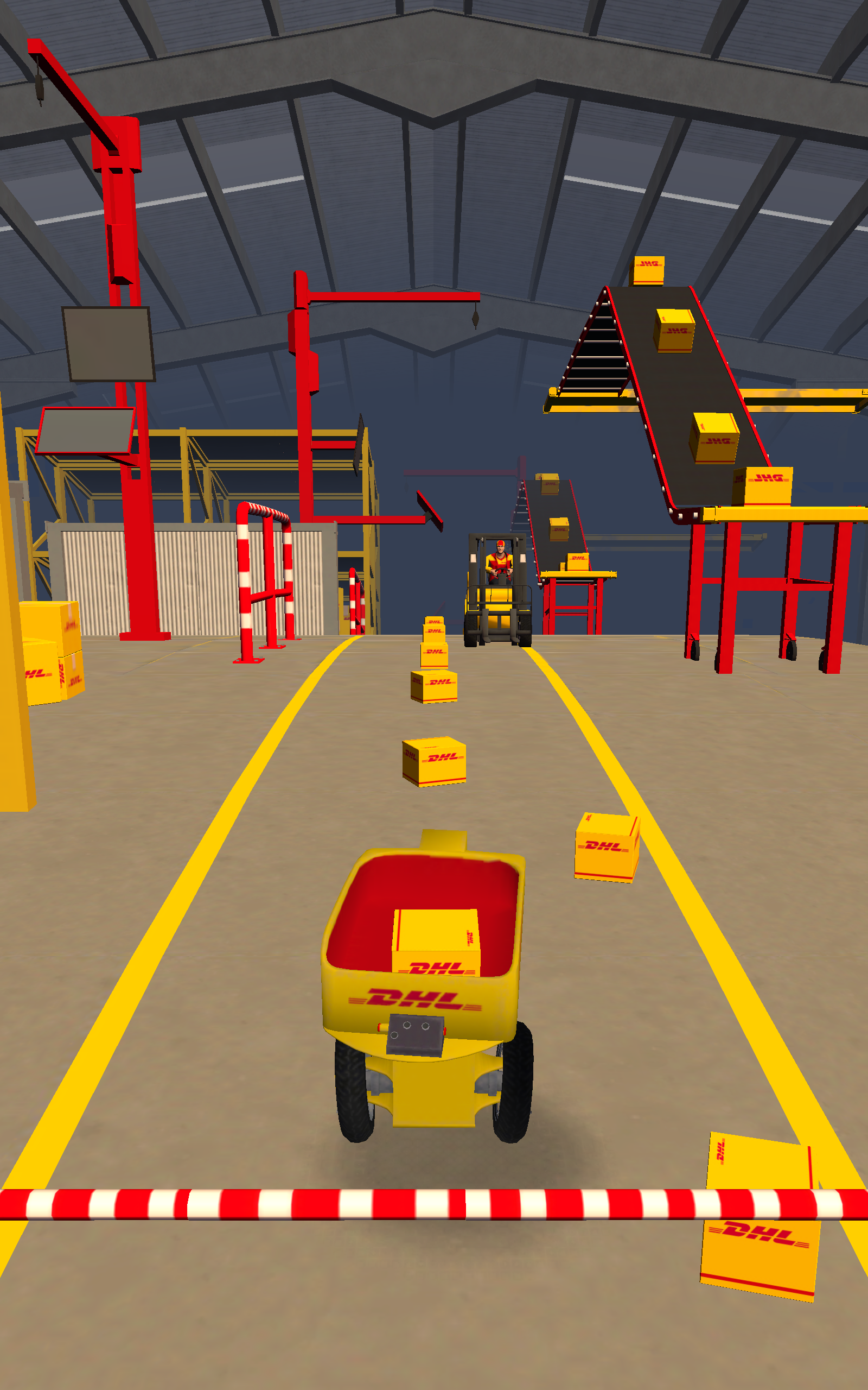 Screenshot of DHL EffiBOT Dash