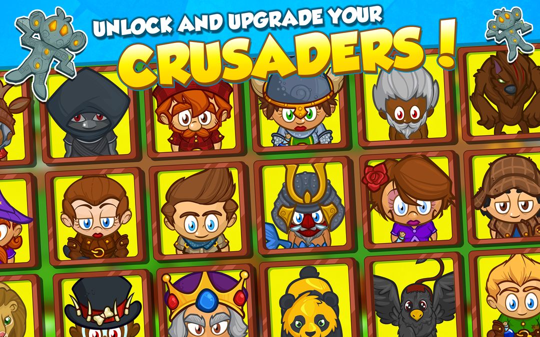 Crusaders of the Lost Idols ภาพหน้าจอเกม
