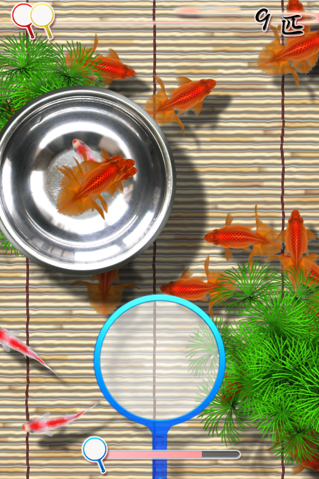 Скриншот игры 桜金魚すくい
