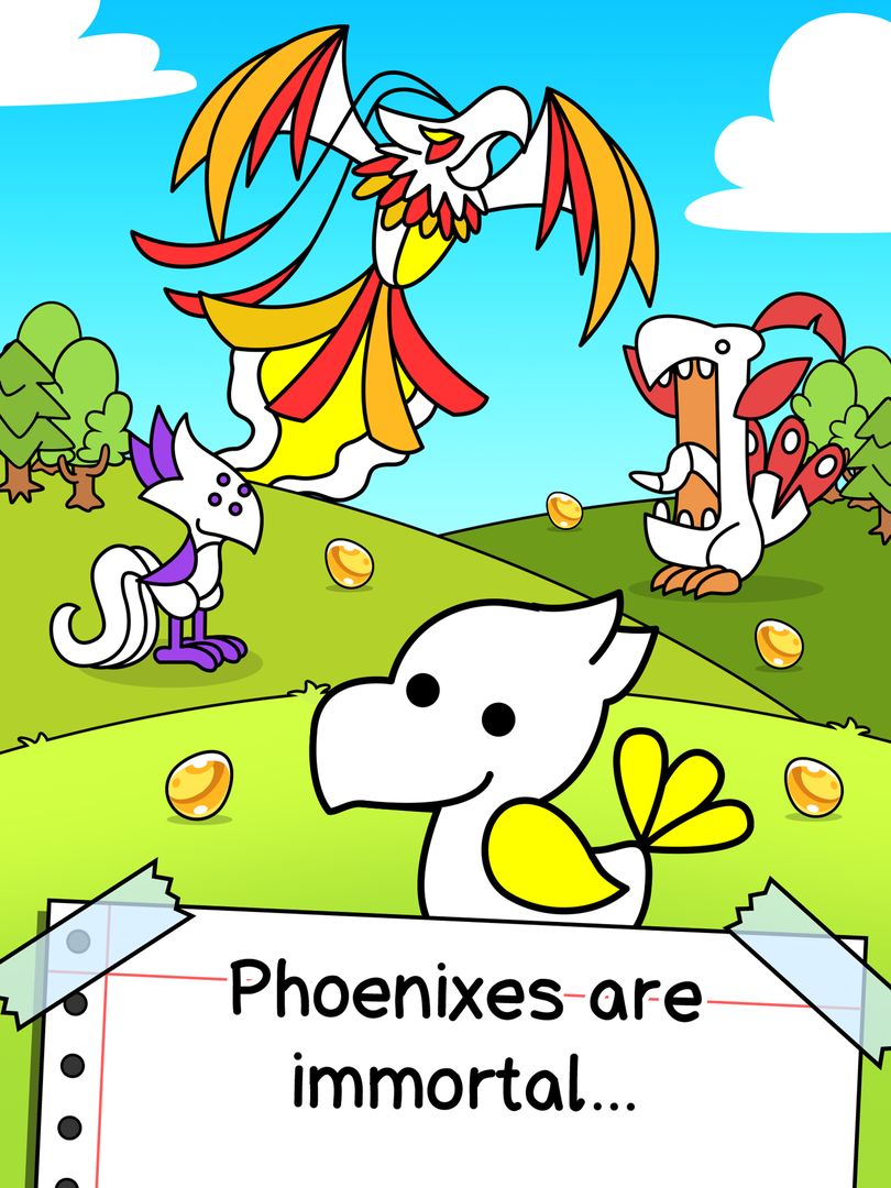 Phoenix Evolution: Idle Merge screenshot game