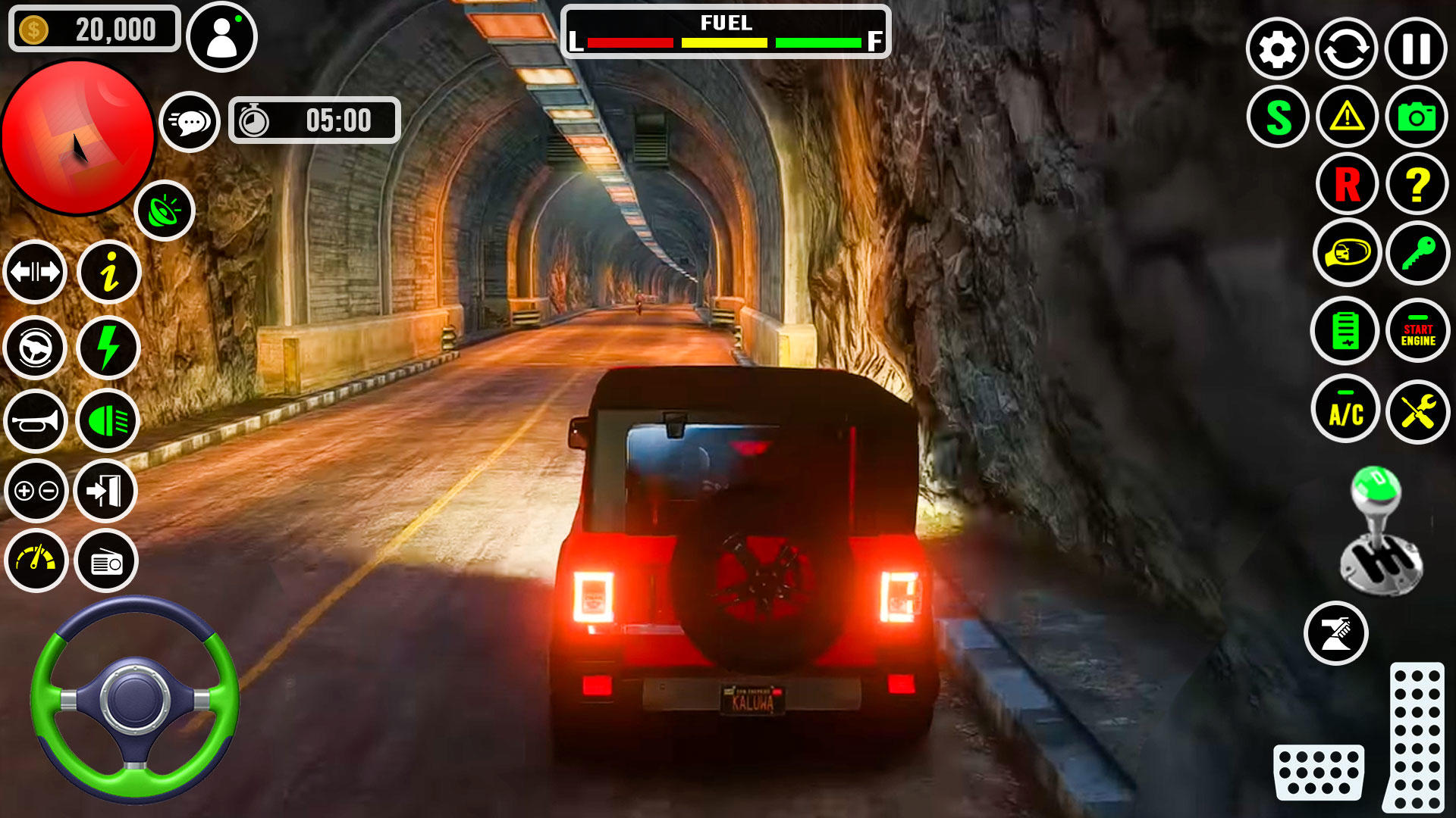Jeep Game Driving Simulator 게임 스크린 샷