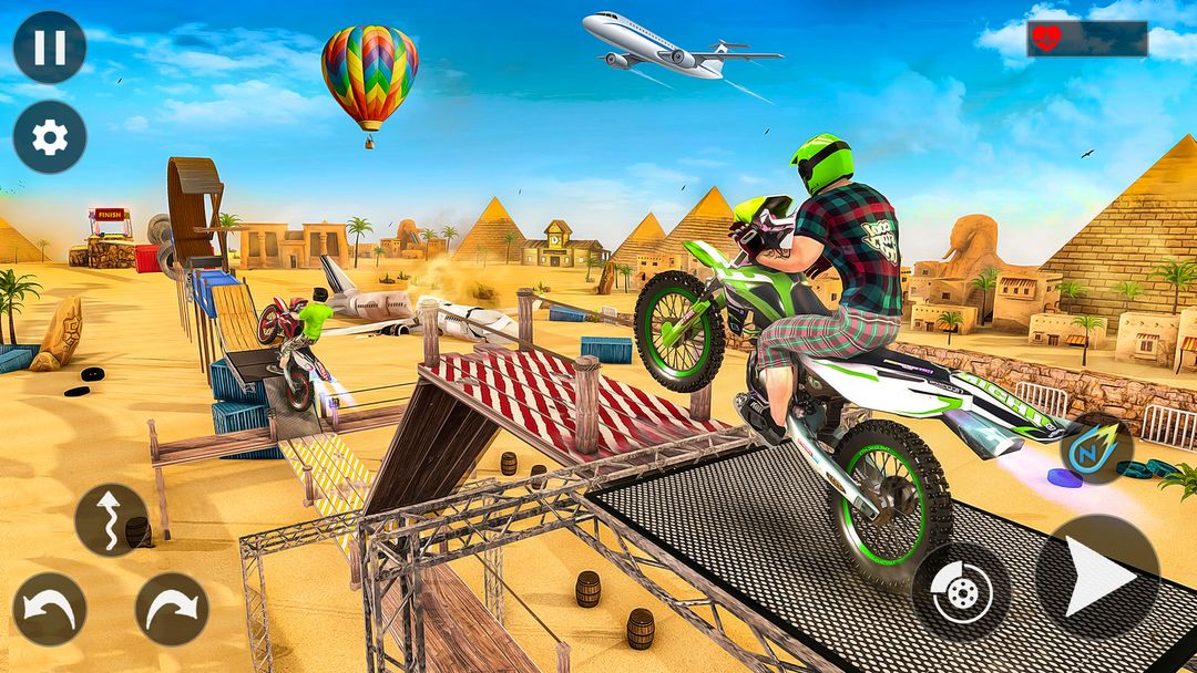 Balap Stunt Bike 3D - Tricky Bike Master screenshot game