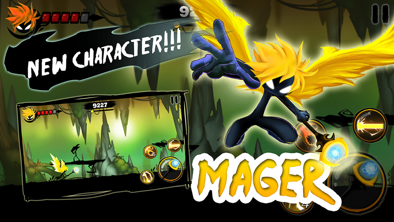 Stickman Revenge 3 - Ninja War ゲームのスクリーンショット