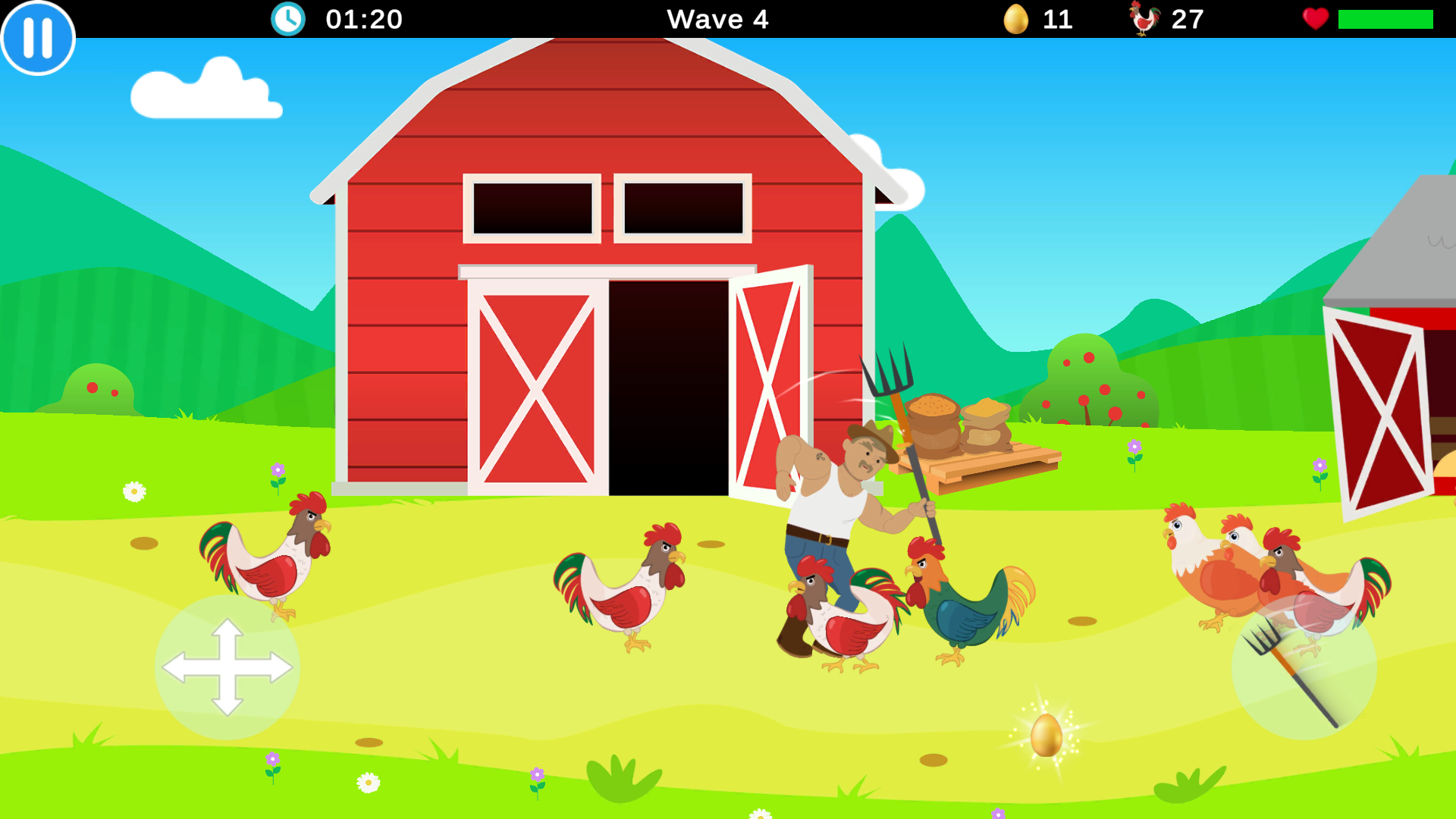 Farmer's Farm - funny arcade Game Screenshot