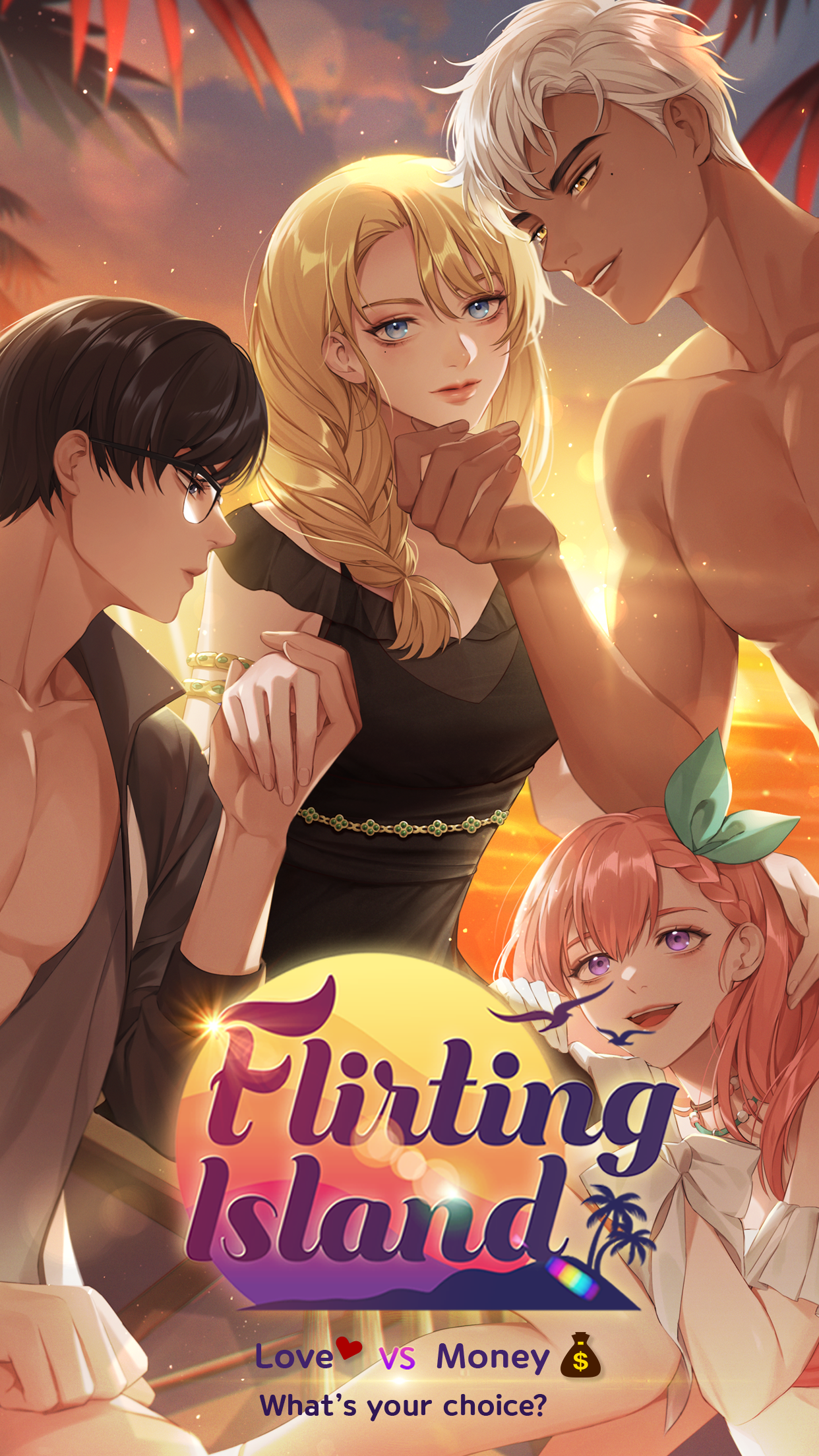 Flirting Island : otome story Game Screenshot