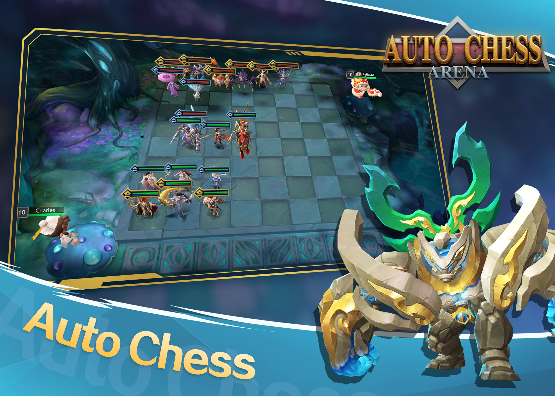 Auto-Chess Arena ภาพหน้าจอเกม