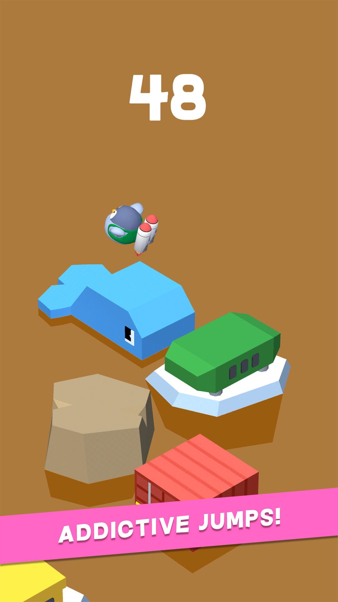 Screenshot of Jumping : Save the penguins!