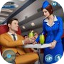 Icon of Cabin Crew Flying Attendant 3d