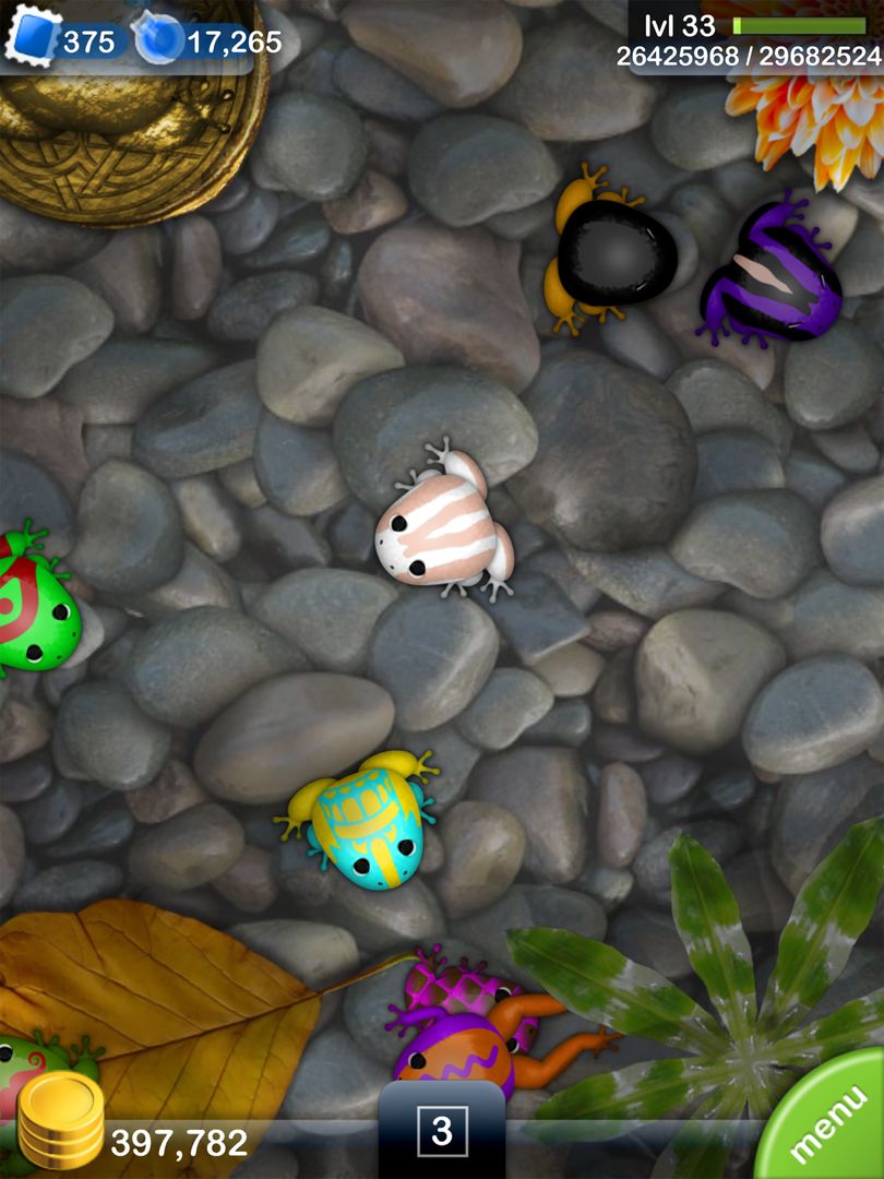 Screenshot of Pocket Frogs: Tiny Pond Keeper