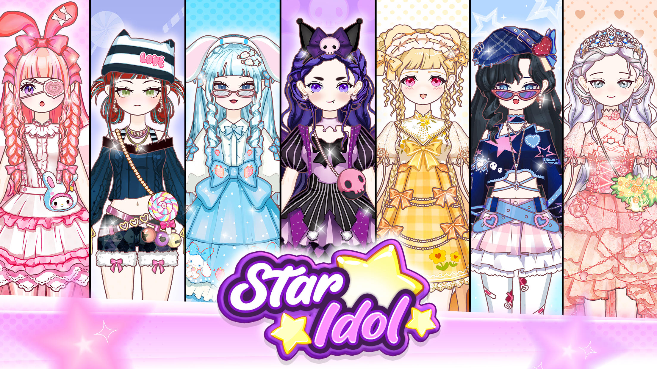 Star Idol: Anime Doll Dress Up Game Screenshot