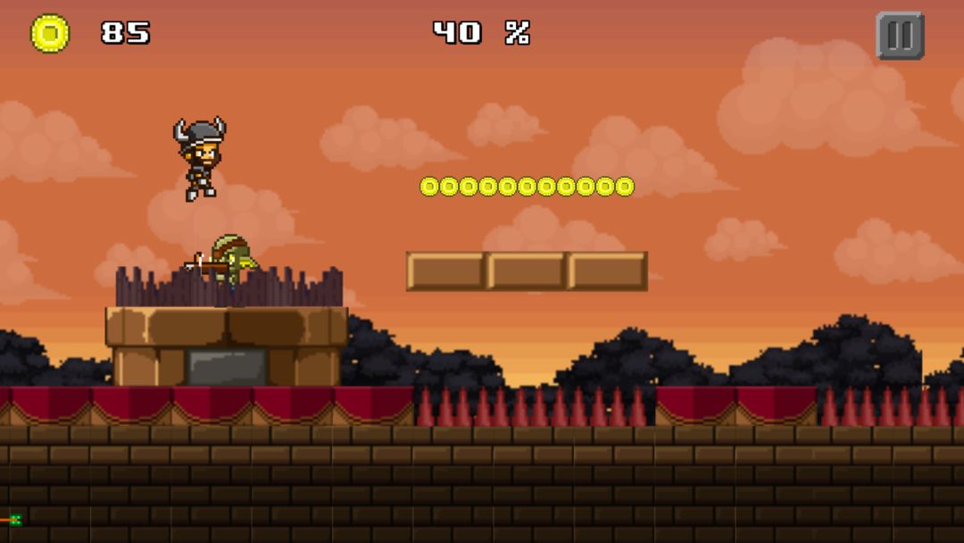 Screenshot of Pixel Heroes - Endless Arcade Runner