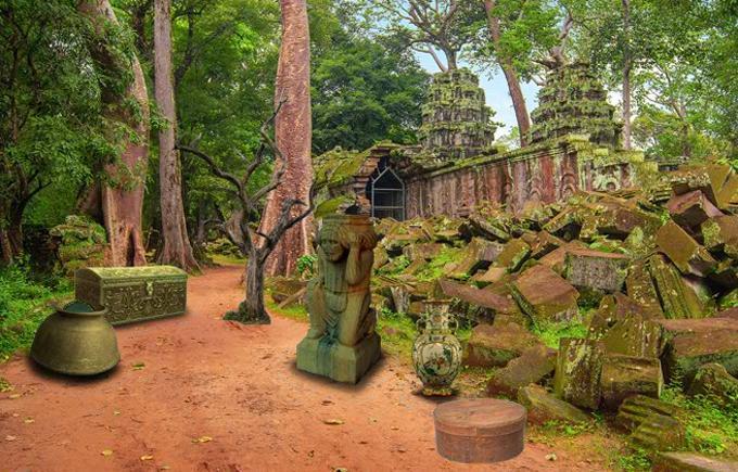 Escape Games - Cambodian Temple 2 게임 스크린 샷