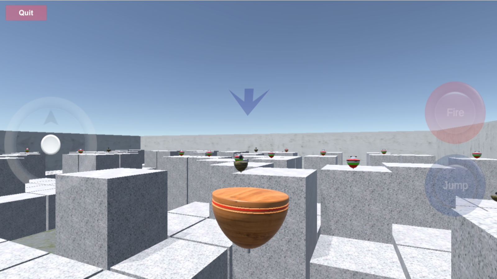 SpinningTop fighter Game Screenshot