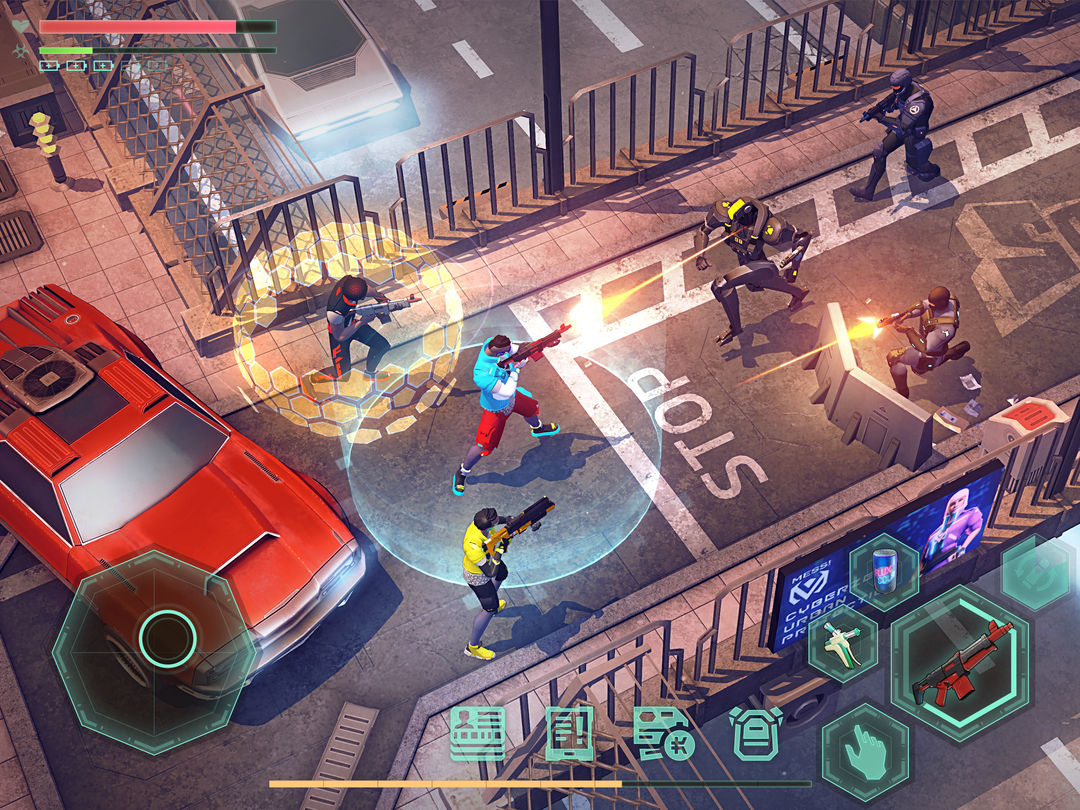 Cyberika: Action Cyberpunk RPG ภาพหน้าจอเกม