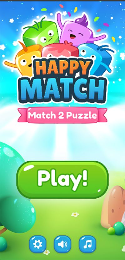 Happy match - puzzle game 게임 스크린 샷