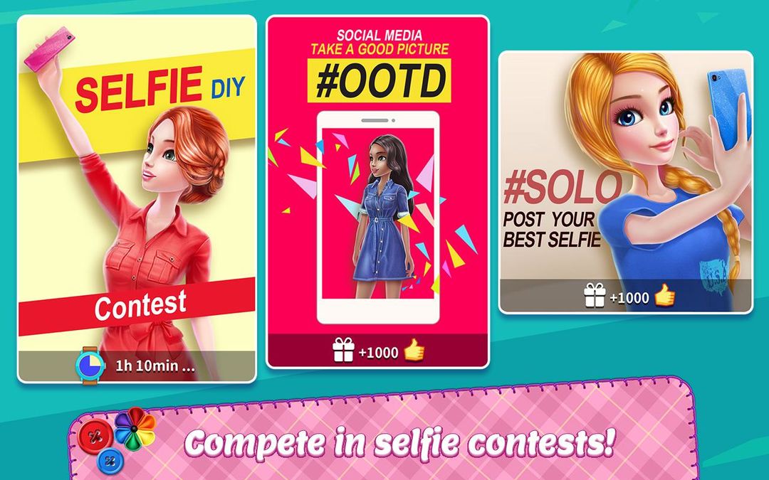 DIY Fashion Star - Doll Game ภาพหน้าจอเกม