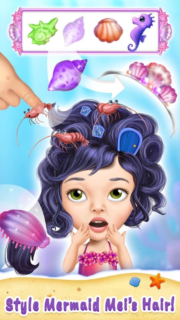 Sweet Baby Girl Mermaid Life screenshot game