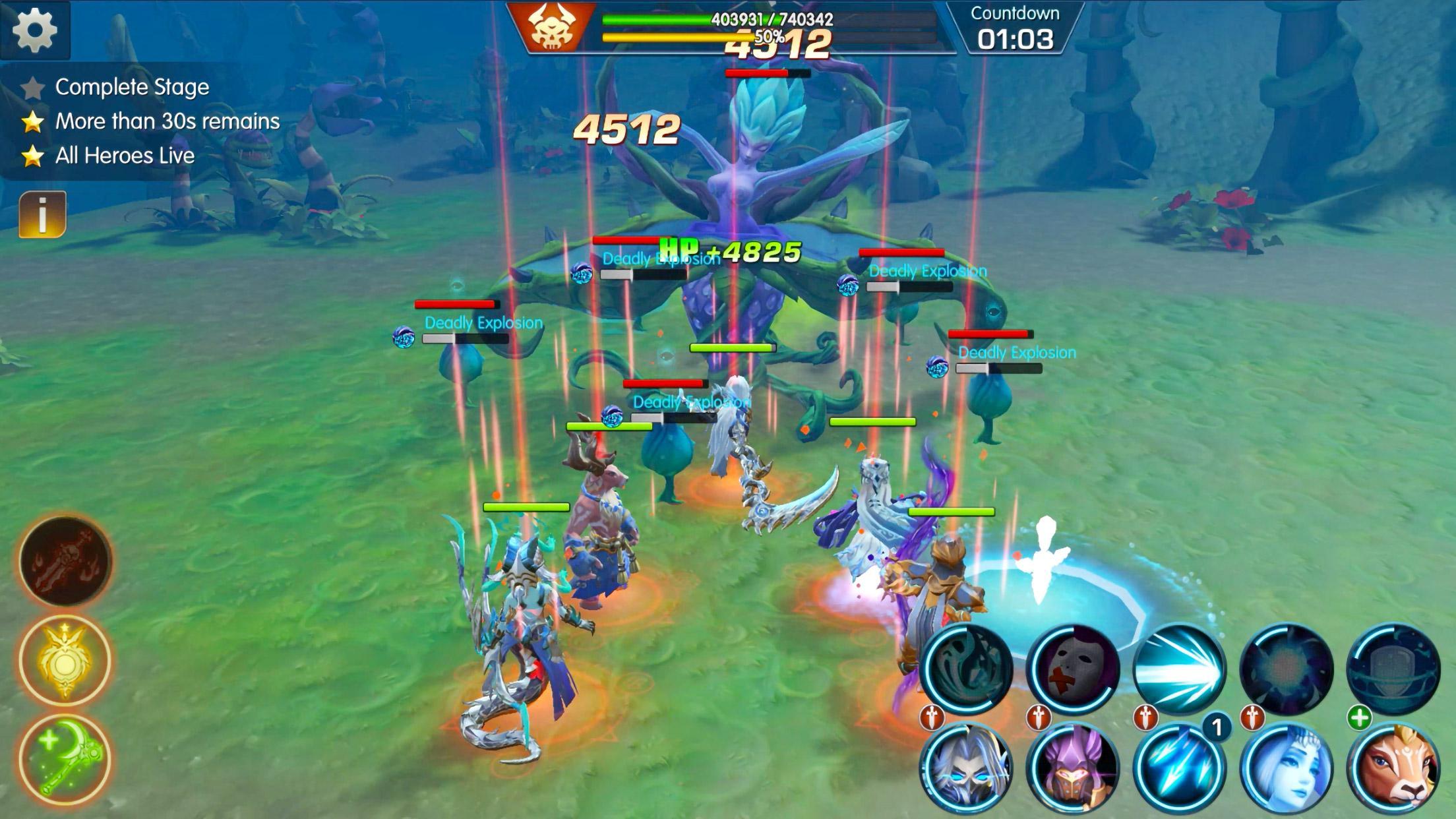 Sins Raid-Fantasy Strategy RPG Game Screenshot