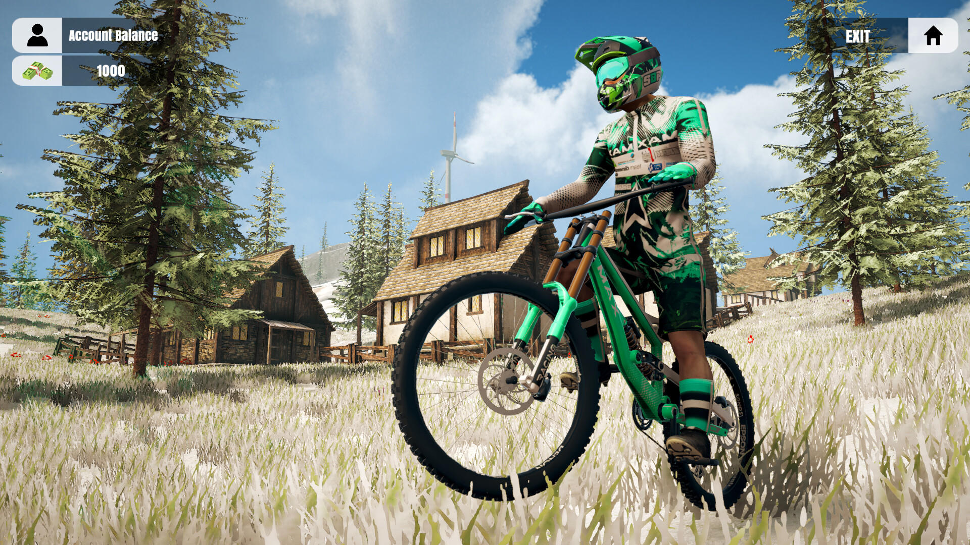 Mountain Bicycle Rider Simulator 게임 스크린 샷