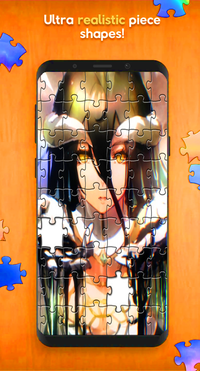 Overlord Anime Jigsaw Puzzle ゲームのスクリーンショット