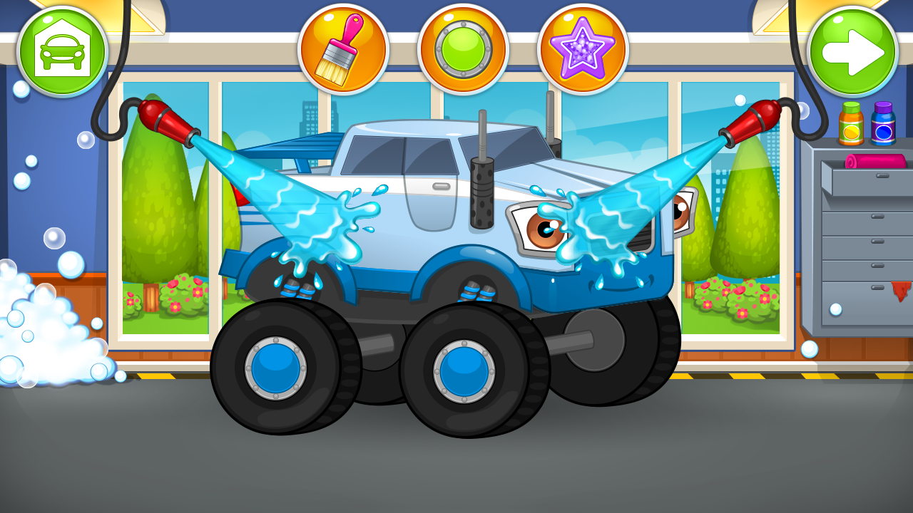 Car Wash - Monster Truck Game Screenshot