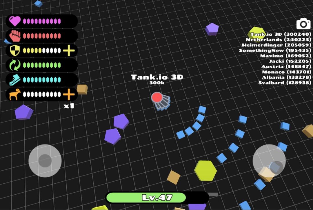 Screenshot of Tankio 3D