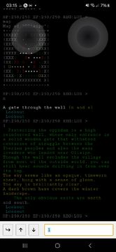 Fado MUD client Game Screenshot