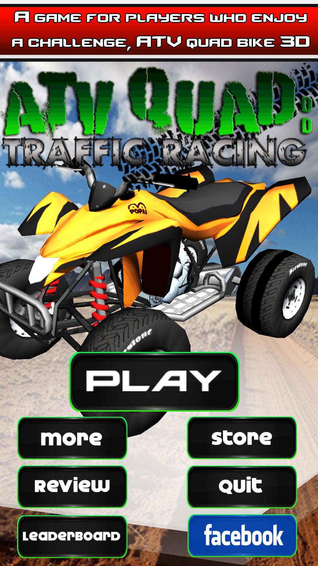 ATV Quad Traffic Racing Game Screenshot