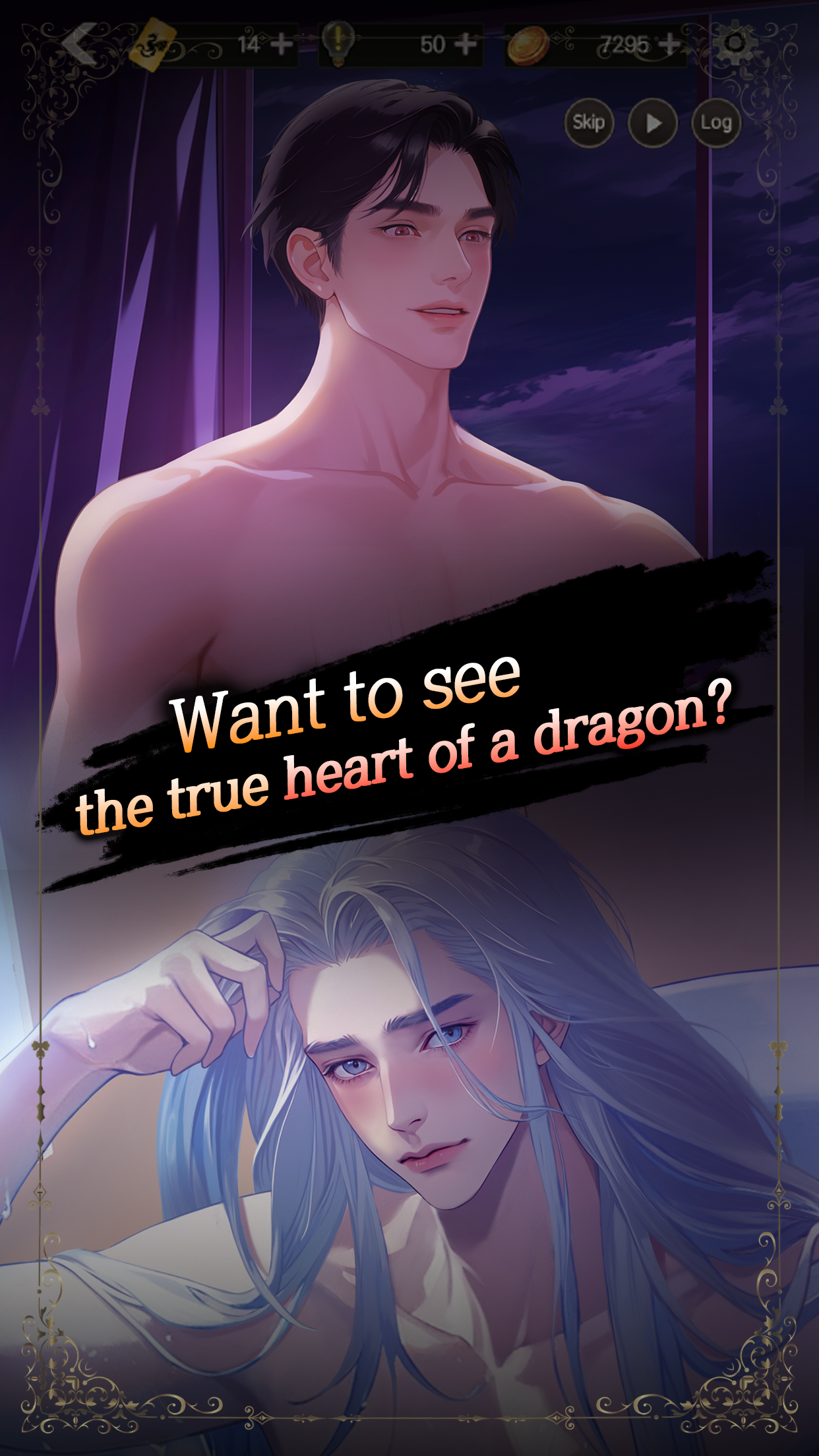 Kiss the Dragon: Fantasy otome Game Screenshot