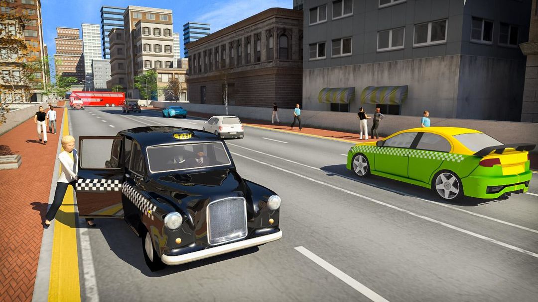Screenshot of Taxi Simulator Game