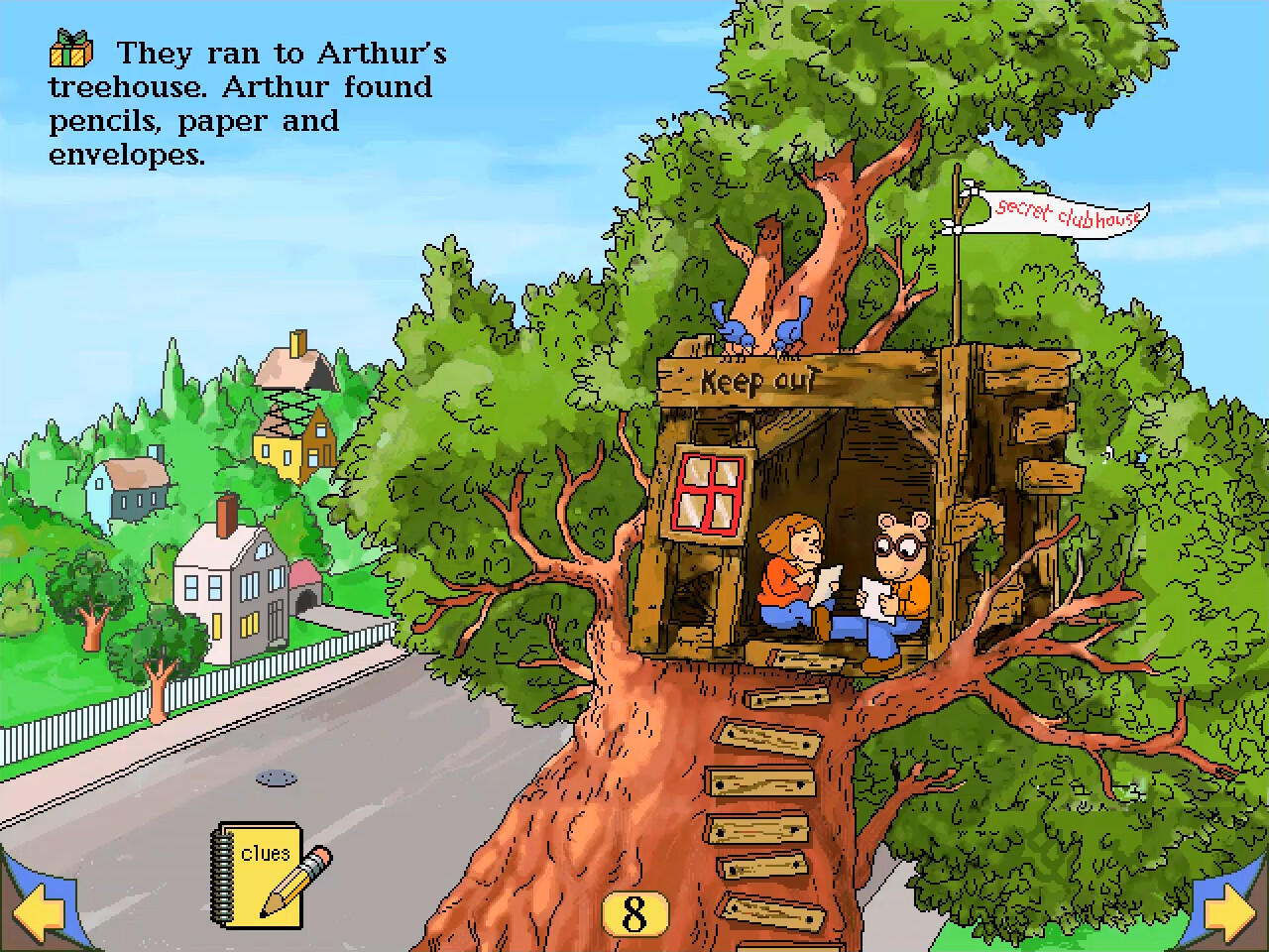 Screenshot of Arthur's Birthday