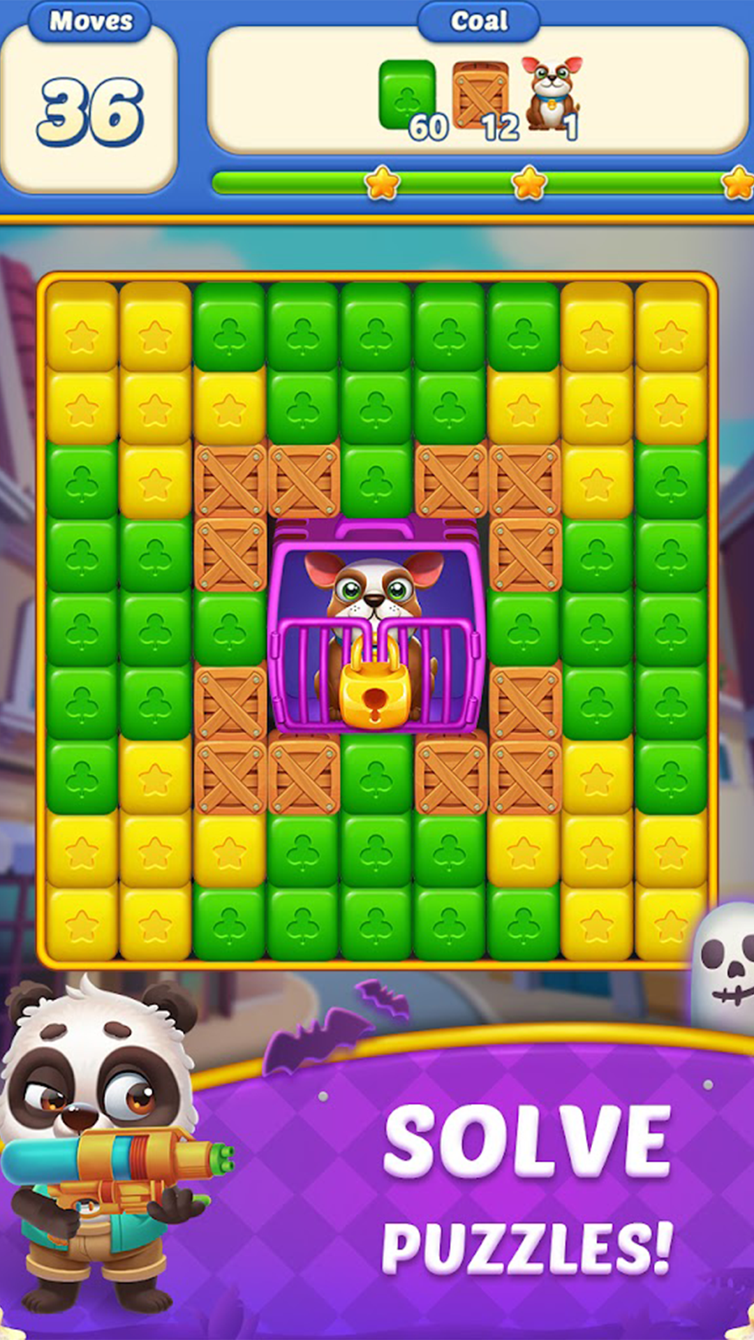 Cube Blast Journey: Toon & Toy Game Screenshot