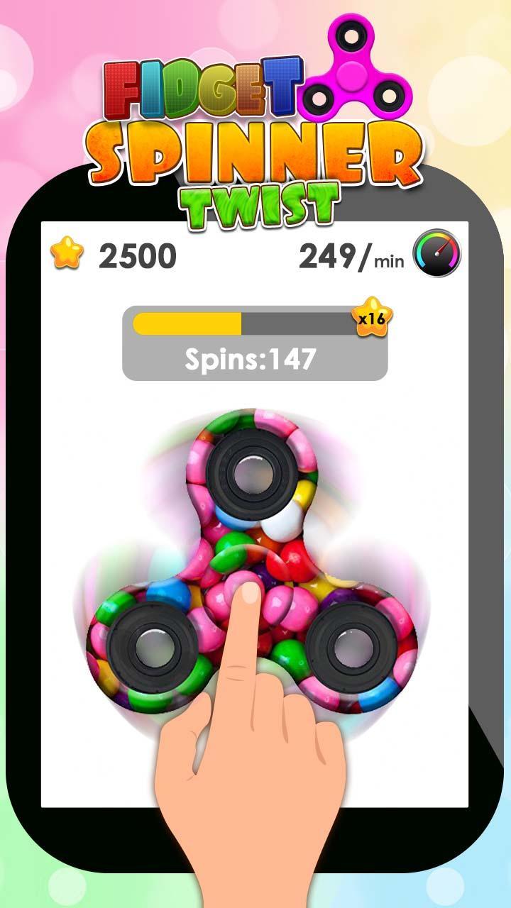 Fidget Spinner Twist Game Screenshot