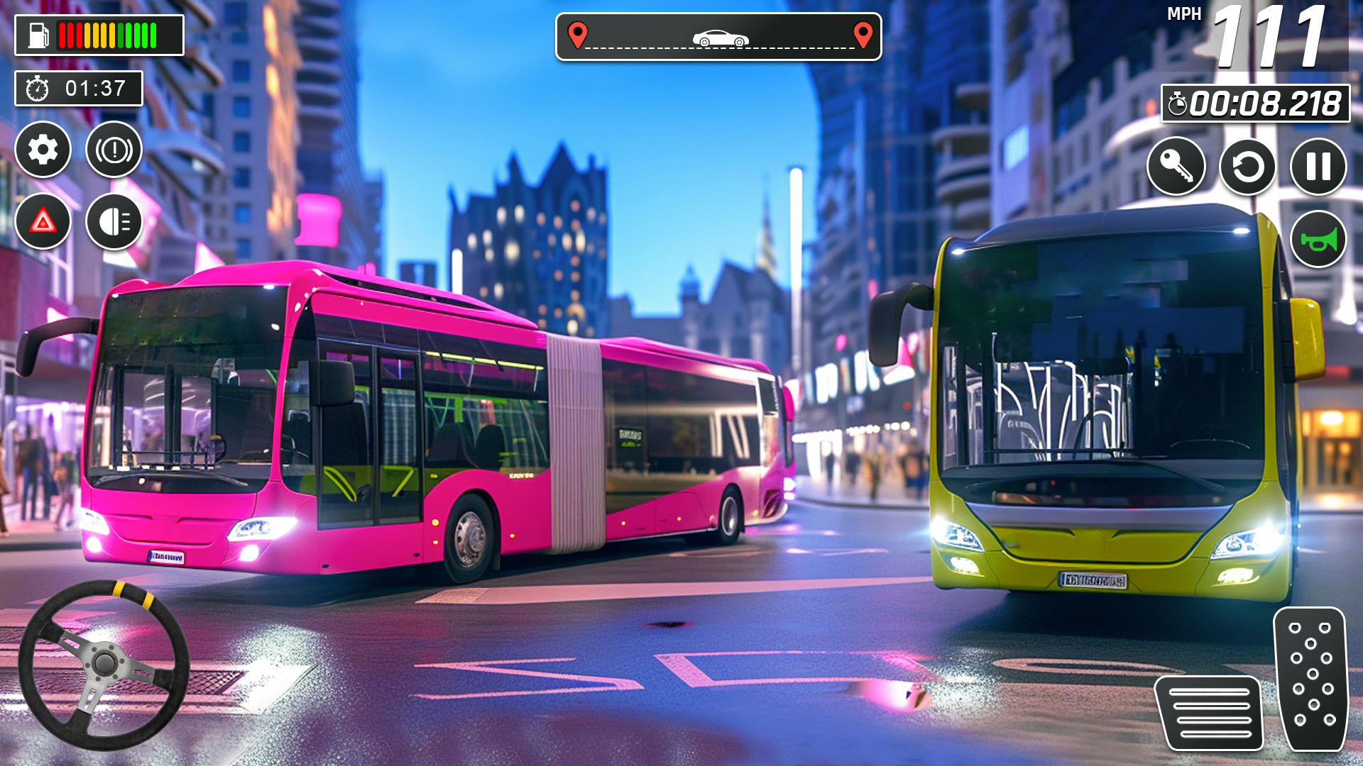 Bus Driving 3d: Bus Sim Games遊戲截圖
