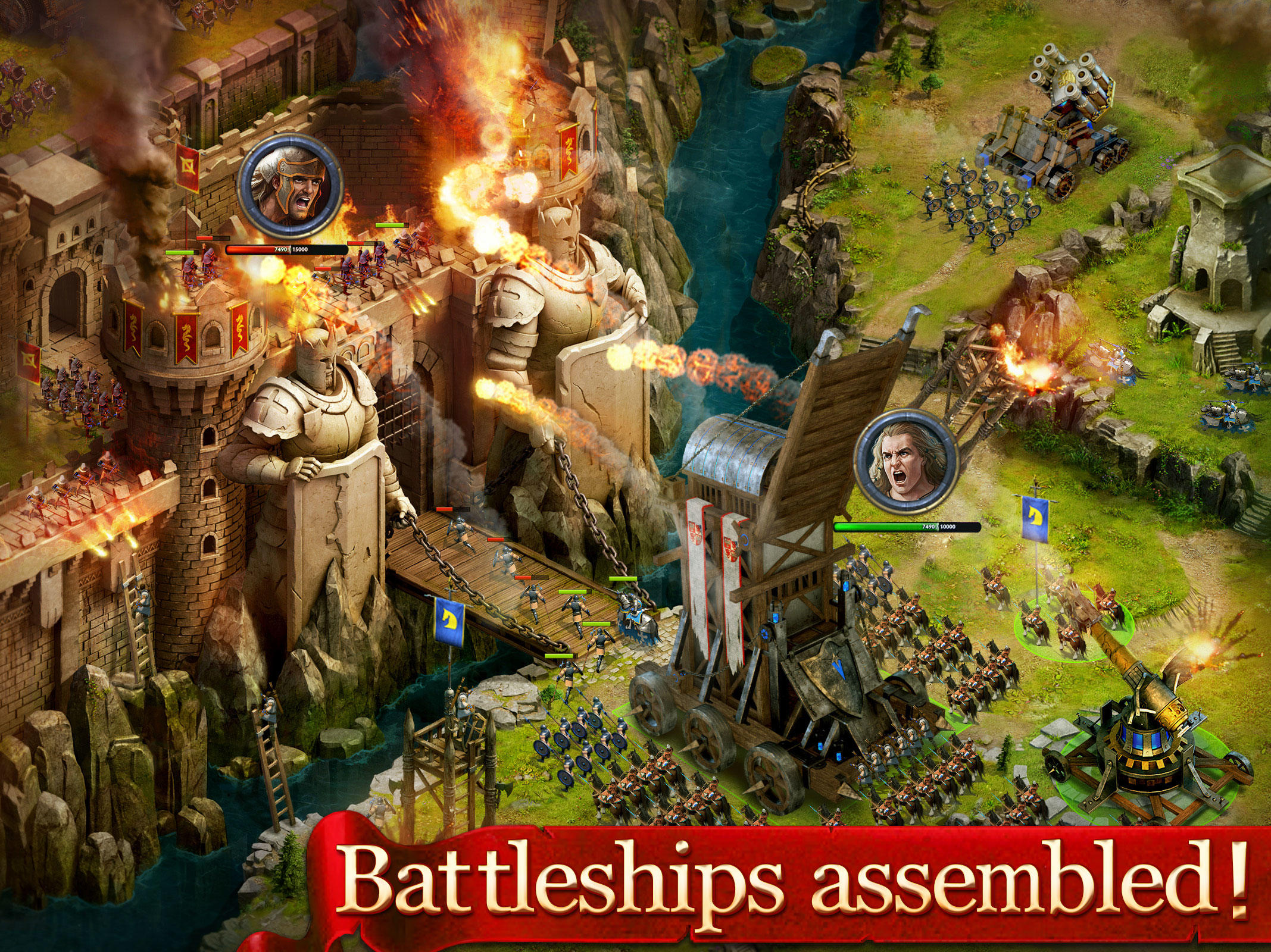 王権争覇：天空の戦い ゲームのスクリーンショット