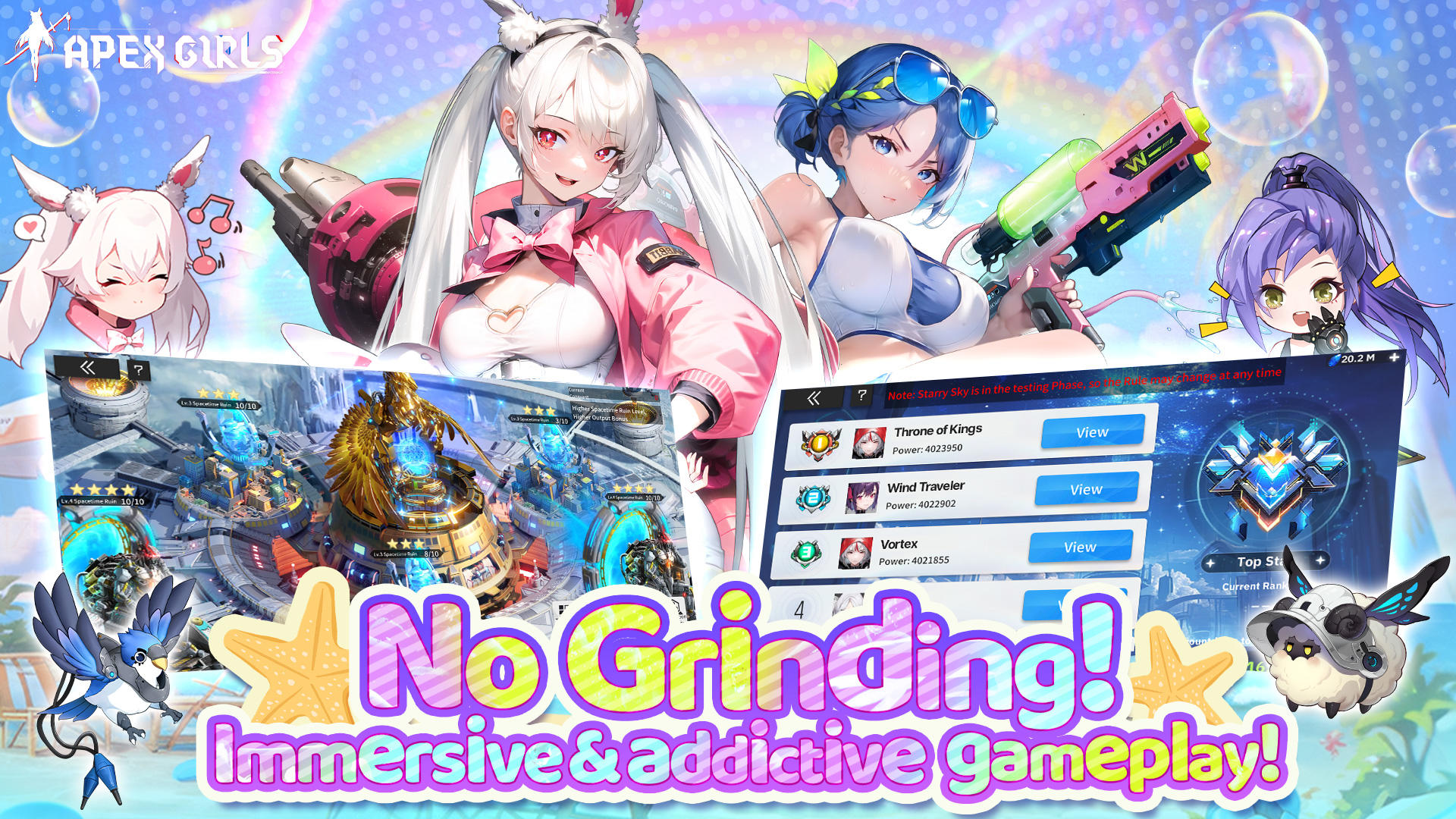 Apex Girls: 3650-Pull Giveaway Game Screenshot