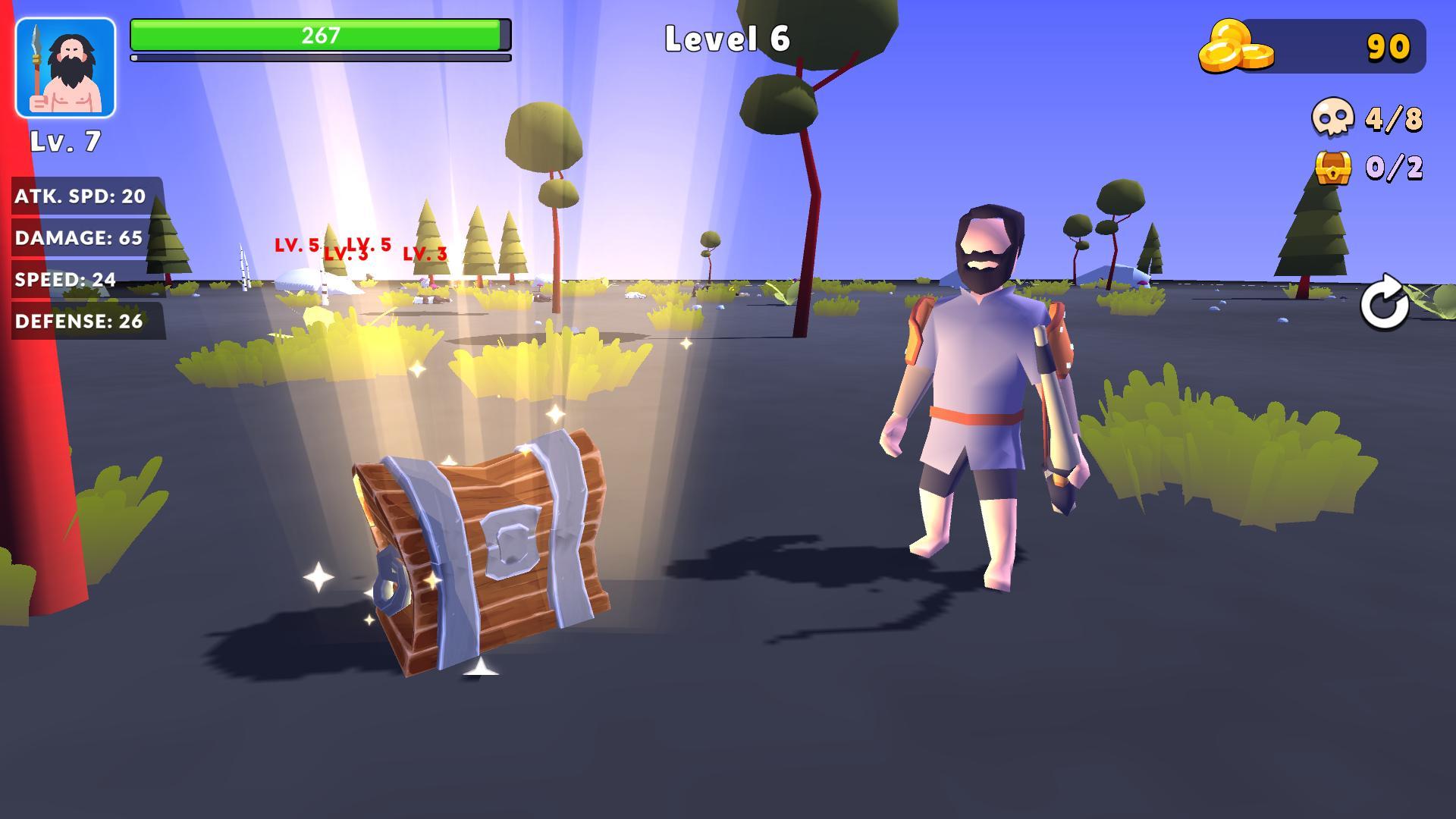 Screenshot of Survival Hero: Merge Equip RPG