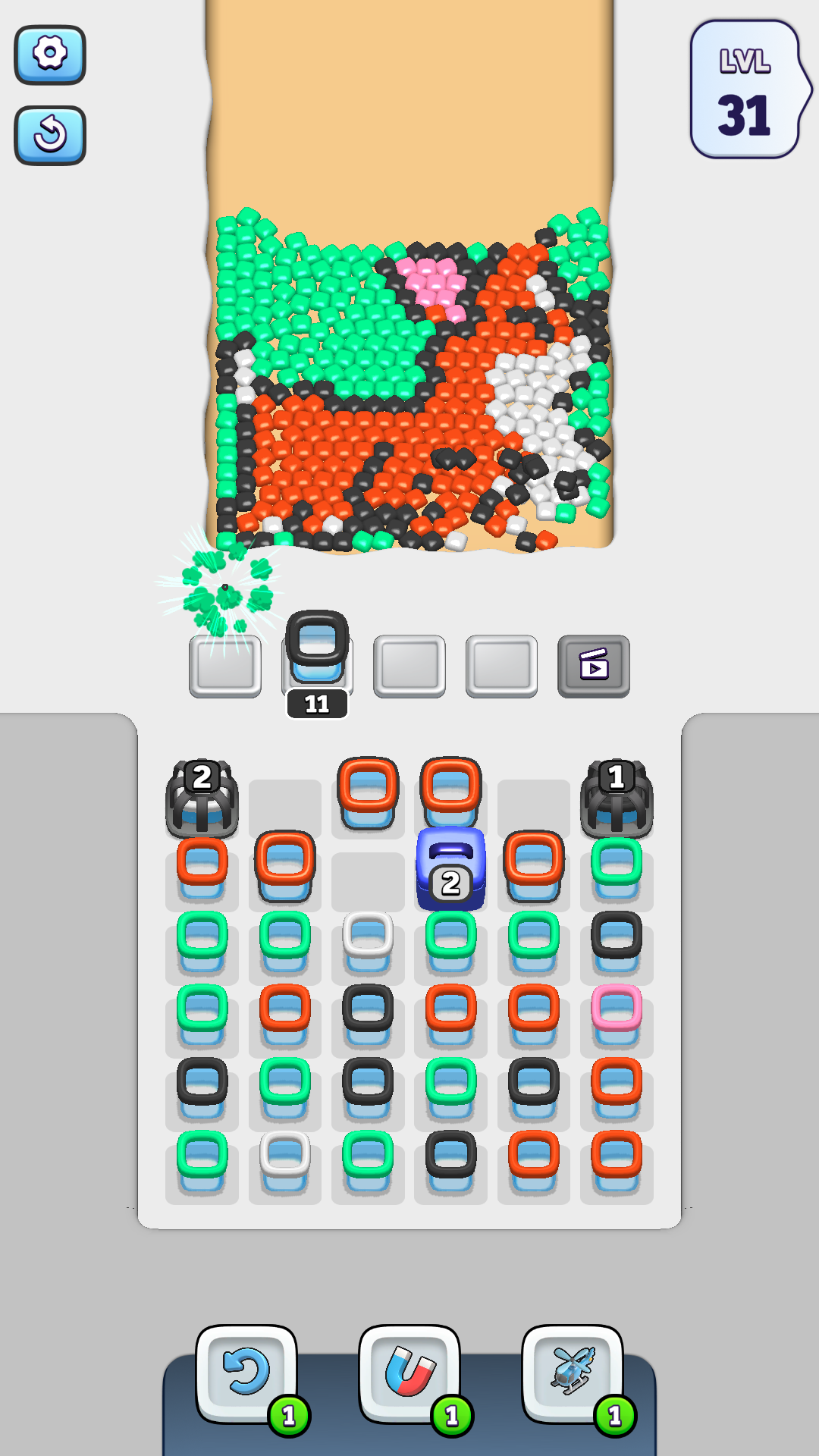 Pixel Sort: Color Sorting Game Game Screenshot