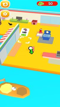 My Mini Mart 3D Idle Game Screenshot