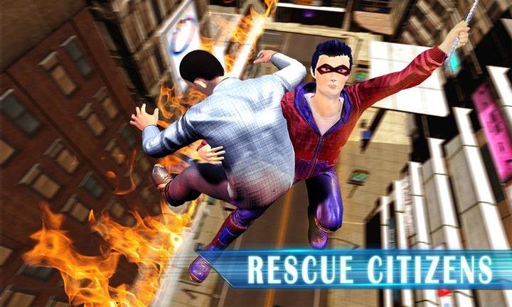 Screenshot 1 of Super Spider Kid Hero City Battle: New Neighbor 1.0.2