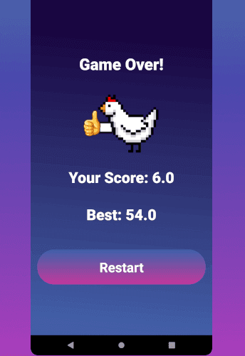 Cuplikan Layar Game Hen Maze