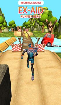 3D Rider Ex Heroes Escape - Run of aid adventure Game Screenshot