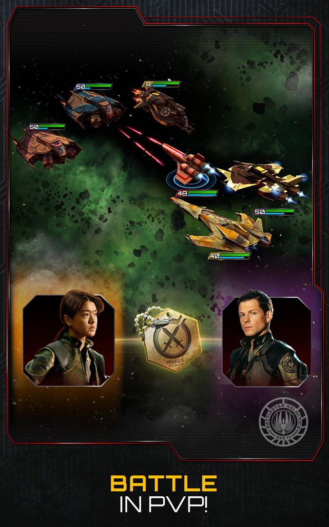 Screenshot of Battlestar Galactica:Squadrons