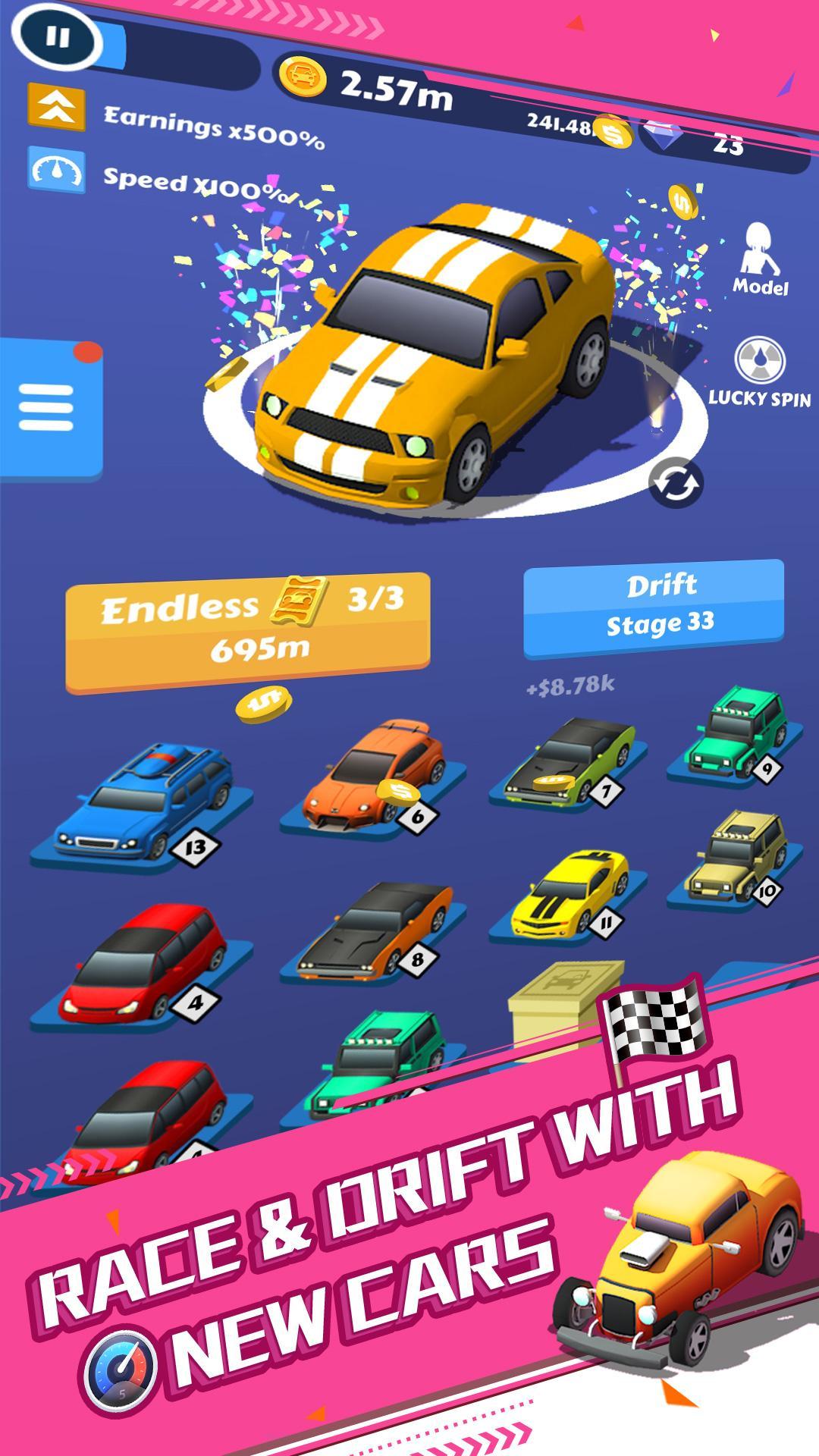 Screenshot of Mini Drift Merge